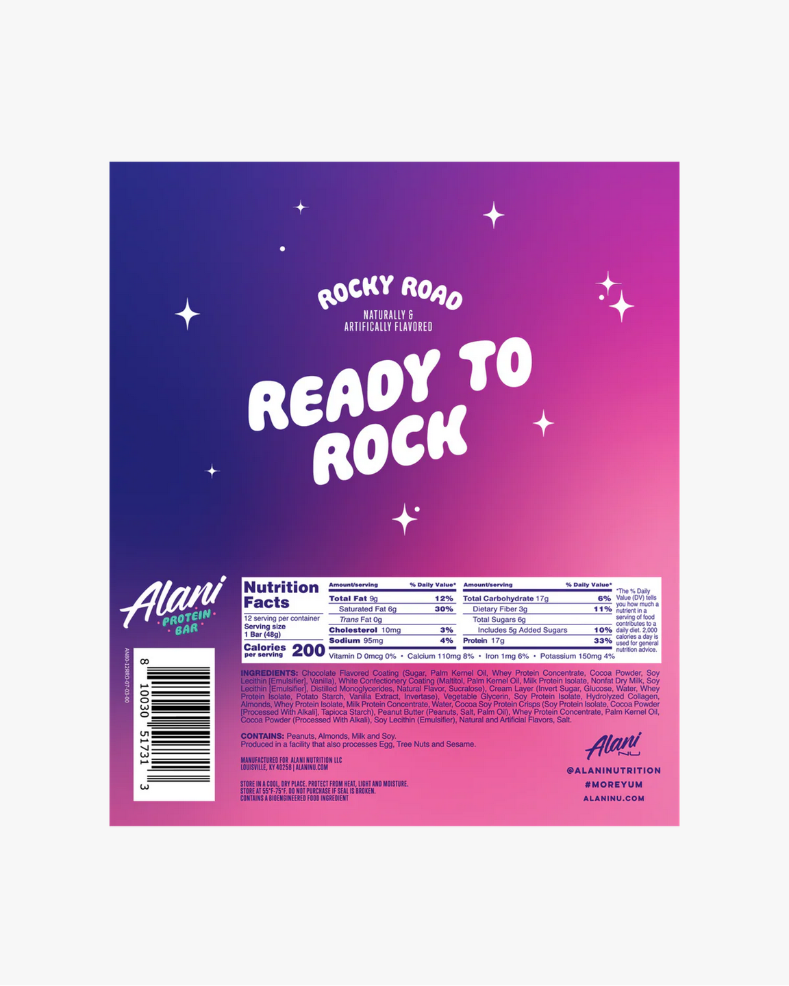 Alani Protein Bar - Rocky Road